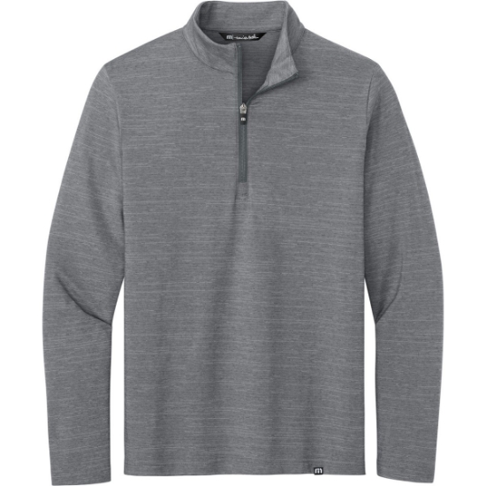 Custom TravisMathew Crestview 1/4-Zip GreyHthr