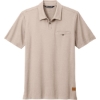 Custom TravisMathew Sunsetters Pocket Polo Portabella Beige Heather