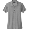 Custom TravisMathew Womens Oceanside Heather Polo Quiet Shade Gray Heather