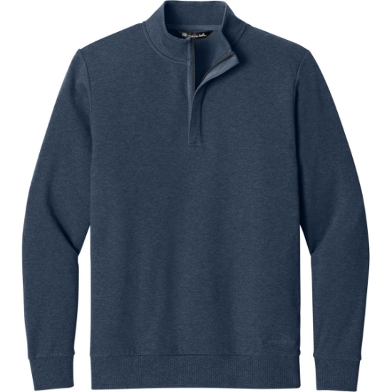 Custom TravisMathew Ocean Villa 1/4-Zip Blue Heather