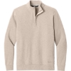 Custom TravisMathew Ocean Villa 1/4-Zip Natural Heather White