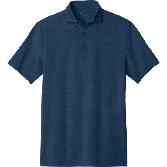 Custom TravisMathew Onward Polo Navy Heather Blue