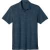 Custom TravisMathew Crestview Polo Vintage Indigo Heather Blue