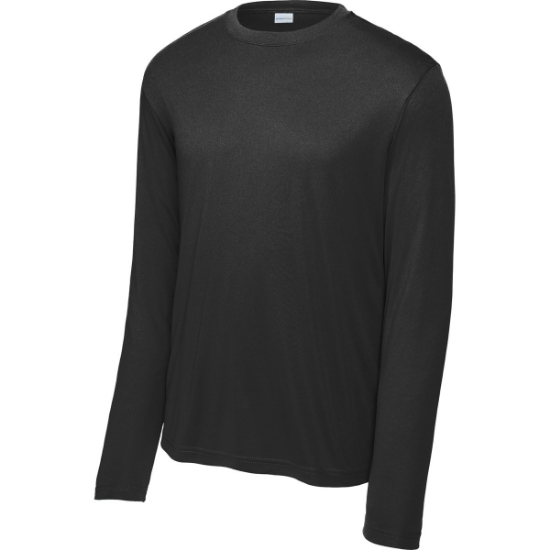 Custom Sport-Tek Tall Long Sleeve PosiCharge Competitor Tee. Black