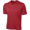 Custom Sport-Tek Tall Heather Contender Tee. Scarlet Red Heather