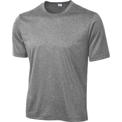 Custom Sport-Tek Tall Heather Contender Tee. Vintage Heather Gray