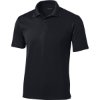 Custom Sport-Tek Tall Micropique Sport-Wick Polo. Black