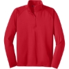 Custom Sport-Tek Tall Sport-Wick Stretch 1/4-Zip Pullover. True Red