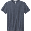 Custom Volunteer Knitwear Tri Tee Navy Blue Heather