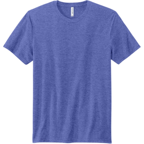 Custom Volunteer Knitwear Tri Tee True Royal Blue Heather