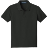 Custom Port Authority Youth Core Classic Pique Polo. Deep Black