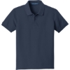 Custom Port Authority Youth Core Classic Pique Polo. River Blue Navy