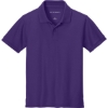 Custom Port Authority Youth Wearever Signature Pique Polo Prism Purple