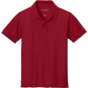 Custom Port Authority Youth Wearever Signature Pique Polo Rich Red