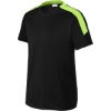 Custom Sport-Tek Youth Competitor United Crew Black/Lime Shock Green