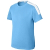 Custom Sport-Tek Youth Competitor United Crew Carolina Blue/White