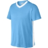 Custom Sport-Tek Youth Competitor United V-Neck Carolina Blue/White