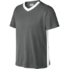 Custom Sport-Tek Youth Competitor United V-Neck Iron Gray/ White