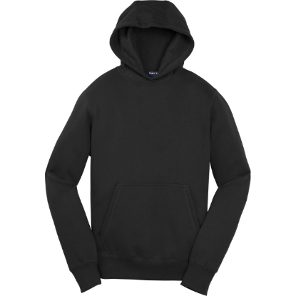 Custom Sport-Tek Youth Pullover Hooded Sweatshirt. Black