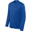 Custom Sport-Tek Youth Long Sleeve PosiCharge Competitor Tee. True Royal Blue