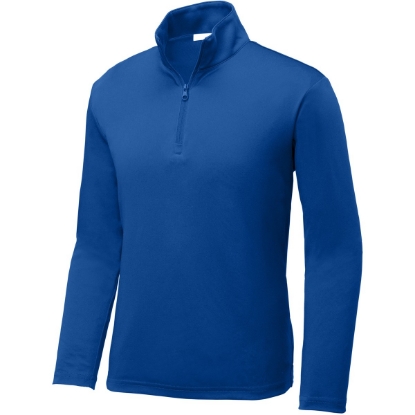 Custom Sport-Tek Youth PosiCharge Competitor 1/4-Zip Pullover. True Royal Blue