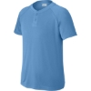 Custom Sport-Tek Youth PosiCharge Competitor 2-Button Henley Carolina Blue