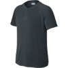Custom Sport-Tek Youth PosiCharge Competitor 2-Button Henley IronGrey