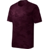 Custom Sport-Tek Youth CamoHex Tee. Maroon Red CamoHex