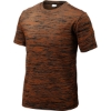 Custom Sport-Tek Youth PosiCharge Electric Heather Tee. Deep Or-Blk El