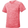 Custom Sport-Tek Youth PosiCharge Electric Heather Tee. Deep Red Elect