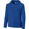 Custom Sport-Tek Youth Posi-UV Pro Long Sleeve Hoodie True Royal Blue