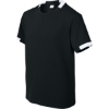 Custom Sport-Tek Youth Club Short Sleeve Crew Black/White