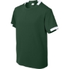 Custom Sport-Tek Youth Club Short Sleeve Crew Forest Green/White