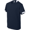 Custom Sport-Tek Youth Club Short Sleeve Crew True Navy Blue/White