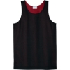 Custom Sport-Tek Youth PosiCharge Reversible Mesh Tank Black/Deep Red
