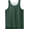 Custom Sport-Tek Youth PosiCharge Reversible Mesh Tank Forest Green/White