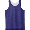Custom Sport-Tek Youth PosiCharge Reversible Mesh Tank Purple/White