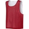 Custom Sport-Tek Youth Lacrosse Reversible Pinnie Deep Red/White