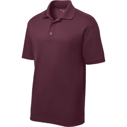 Custom Sport-Tek Youth PosiCharge RacerMesh Polo. Maroon Red