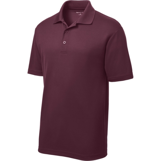 Custom Sport-Tek Youth PosiCharge RacerMesh Polo. Maroon Red
