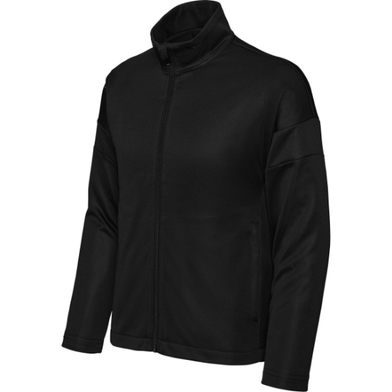 Custom Sport-Tek Youth Travel Full-Zip Jacket Blk/Blk