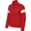 Custom Sport-Tek Youth Travel Full-Zip Jacket Deep Red/White