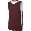 Custom Sport-Tek Youth Rival Basketball Rev Jersey Maroon Red/White