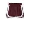 Custom Sport-Tek Youth Rival Basketball 5 Short Maroon Red/White