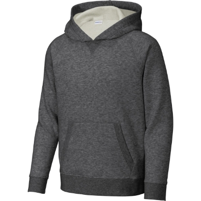 Custom Sport-Tek Youth Drive Fleece Pullover Hoodie Graphite Heather Gray