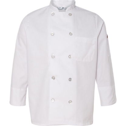 Custom Womens Ten Button Chef Coat White