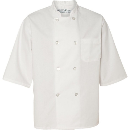Custom Half Sleeve Chef Coat White
