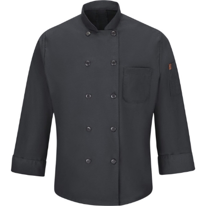 Custom Mimix™ Chef Coat with OilBlok Charcoal