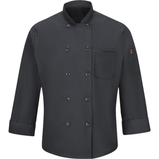Custom Mimix™ Chef Coat with OilBlok Charcoal