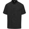 Custom Airflow Raglan Chef Coat Black/ Black Mesh